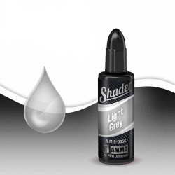 Ammo by MIG Light Grey Shader Acrylic Based Paint For Airbrush 10ml A.MIG-856