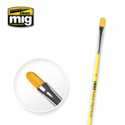 Ammo by MIG 4 Synthetic Filbert Brush Synthetic BRUSHES - FILBERT 4 A.MIG-8595