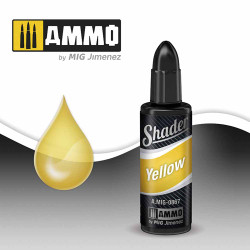 Ammo by MIG Yellow Shader Acrylic Based Paint For Airbrush 10ml A.MIG-867