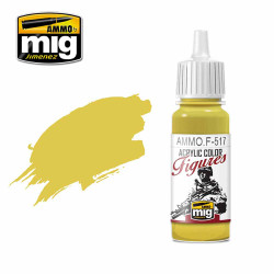 Ammo by MIG Pale Gold Yellow Acrylic Paints for Miniatures 17ml A.MIG-F517