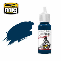 Ammo by MIG Marine Blue Acrylic Paints for Miniatures 17ml A.MIG-F518