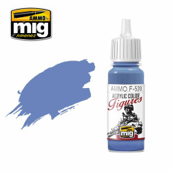 Ammo by MIG Deep Cobalt Blue Acrylic Paints for Miniatures 17ml A.MIG-F520