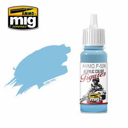 Ammo by MIG Light Sky Blue Acrylic Paints for Miniatures 17ml A.MIG-F524