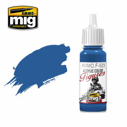 Ammo by MIG Uniform Blue Acrylic Paints for Miniatures 17ml A.MIG-F523