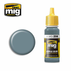 Ammo by MIG FS 36320 Dark Compass Ghost Gray Acrylic waterbased colour 17ml A.MIG-208