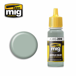 Ammo by MIG FS 36495 Light Gray Acrylic waterbased colour 17ml A.MIG-209