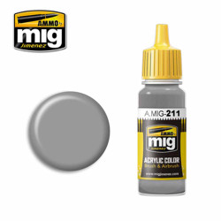 Ammo by MIG FS 36270 Medium Gray Acrylic waterbased colour 17ml A.MIG-211