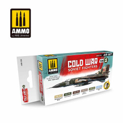 Ammo by MIG Cold War Vol.1 Soviet Fighters Acrylic Set 17ml A.MIG-7240