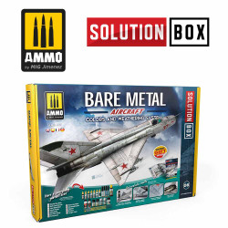 Ammo by MIG How To Paint Bare Metal Aircraft Soltuion Box A.MIG-7721