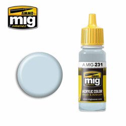 Ammo by MIG RLM 65 Hellblau Acrylic waterbased colour 17ml A.MIG-231