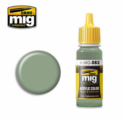 Ammo by MIG APC Interior Light Green Acrylic waterbased colour 17ml A.MIG-082