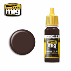 Ammo by MIG Nato Brown Acrylic waterbased colour 17ml A.MIG-085