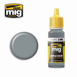 Ammo by MIG Medium Sea Grey (BS 637) Acrylic waterbased colour 17ml A.MIG-246