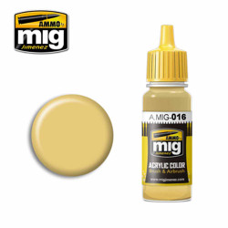 Ammo by MIG RAL 8020 Gelbbraun Acrylic waterbased colour 17ml A.MIG-016