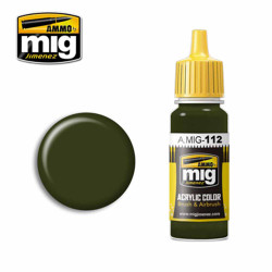 Ammo by MIG SCC 15 (British 1944-45 Olive Drab) Acrylic waterbased colour 17ml A.MIG-112