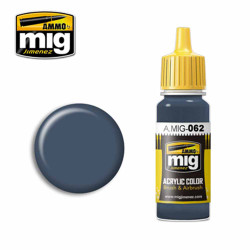 Ammo by MIG French Blue Acrylic waterbased colour 17ml A.MIG-062