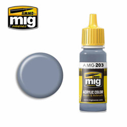Ammo by MIG FS 36375 Light Compass Ghost Gray Acrylic waterbased colour 17ml A.MIG-203