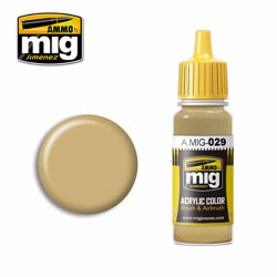 Ammo by MIG New Iraqui Army Sand Acrylic waterbased colour 17ml A.MIG-029