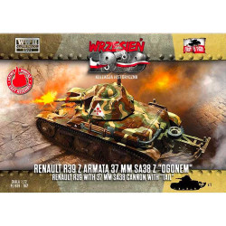 First to Fight 107 Renault R39 w/37mm SA38 Cannon 1:72 Model Kit