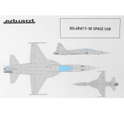 Eduard 3DL48167 Northrop F-5E SPACE 1:48 EDK11182 Model Kit 3D Decal Set
