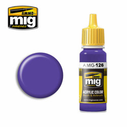 Ammo by MIG Violet Acrylic waterbased colour 17ml A.MIG-126