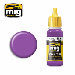 Ammo by MIG Purple Acrylic waterbased colour 17ml A.MIG-127