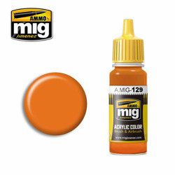 Ammo by MIG Orange Acrylic waterbased colour 17ml A.MIG-129