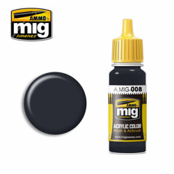 Ammo by MIG RAL 7021 Dunkelgrau Acrylic waterbased colour 17ml A.MIG-008