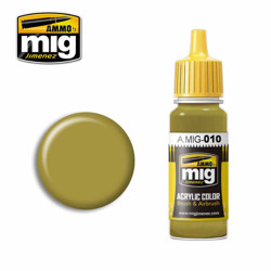 Ammo by MIG RAL 7028 Dunkelgelb (Mid War) Acrylic waterbased colour 17ml A.MIG-010