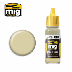 Ammo by MIG RAL 7028 Dunkelgelb Aus '44 DG III Acrylic waterbased colour 17ml A.MIG-012