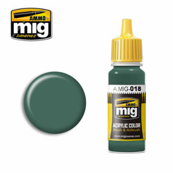 Ammo by MIG Waffen SS - Polizei Grun Acrylic waterbased colour 17ml A.MIG-018