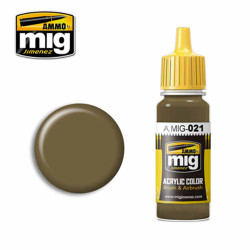 Ammo by MIG 7K Russian Tan Acrylic waterbased colour 17ml A.MIG-021