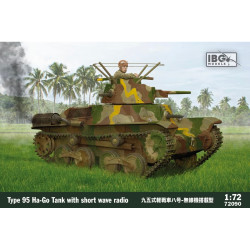 IBG 72090 Type 95 Ha-Go Tank w/Short Wave Radio 1:72 Model Kit