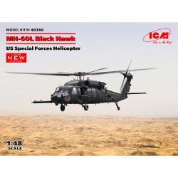 ICM 48360 MH-60L Black Hawk US Special Forces Helicopter 1:48 Model Kit