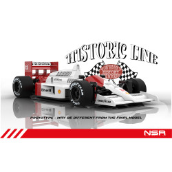 NSR Formula 86/89 No.12 Red/White Historic Line 1:32 Slot Car NSRHL07