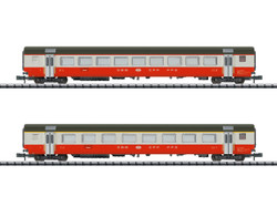 Minitrix SBB EW II Swiss Express Coach Set (2) IV N Gauge M18721