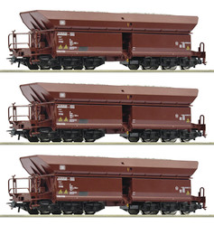 Roco DB Faals150 Bogie Ore Hopper Wagon Set (3) IV HO Gauge RC77030