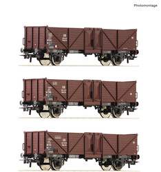 Roco DB Omm34 Open Wagon Set (3) III HO Gauge RC6600075