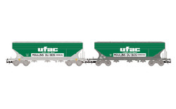 Jouef SNCF UFAC Grain Hopper Wagon Set (2) IV HO Gauge HJ6281
