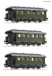 Roco PKP ABly/Bly/Bly Coach Set (3) III HO Gauge RC6200059