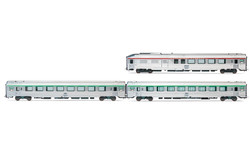 Jouef SNCF EC Etoile du Nord Coach Set (3) V HO Gauge HJ4196