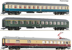 Roco DB D377 Hispania Express Coach Set (3) IV HO Gauge RC6200052