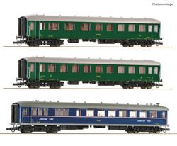 Roco CSD Abe/Ba/WR Express Coach Set (3) III HO Gauge RC6200036