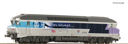 Roco SNCF en voyage CC 72130 Diesel Locomotive V (DCC-Sound) HO Gauge RC7310027