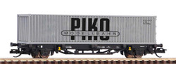 Piko DR Flat Wagon w/40' VEB Piko Container Load IV TT Gauge PK47726