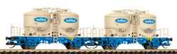 Piko DBAG Soda Cement Silo Wagon Set (2) V TT Gauge PK47682