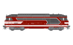 Jouef SNCF BB 67413 Capitole Diesel Locomotive VI (DCC-Sound) HO Gauge HJ2464S