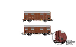 Rivarosssi FS Gs Wooden Wall Wagon Set (2) IV HO Gauge HR6645