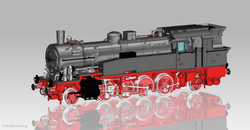 Piko DR BR93 Steam Locomotive IV (DCC-Sound) TT Gauge PK47133