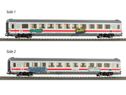 Piko Expert DBAG IC Bvmmz187 2nd Class Coach w/Graffiti VI HO Gauge PK58847